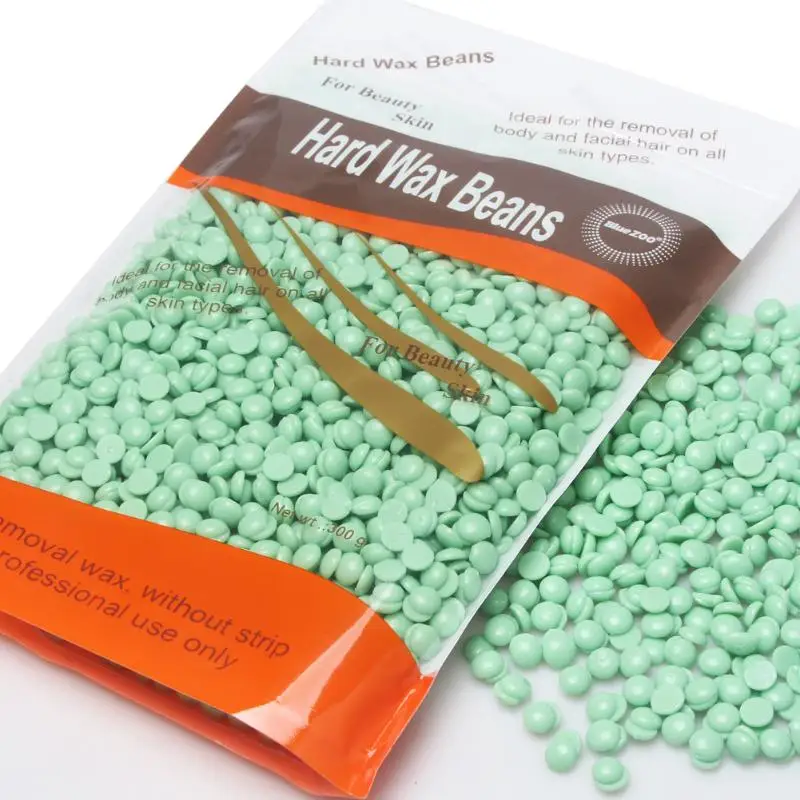 

300g/Pack Wax beans Depilatory Hot Film Wax Pellet Removing Bikini Face Hair Legs Arm Hair Removal Bean Unisex