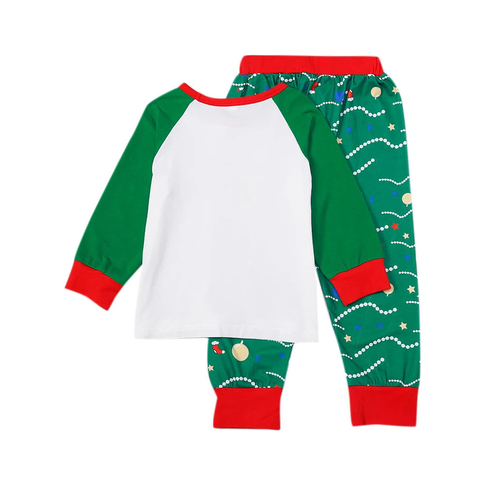 

Autumn Mother Pajamas Christmas Sets Full Sleeve Round Neck Tops Elastic Waist Long Pants Two Piece Women Sleepwear Suits
