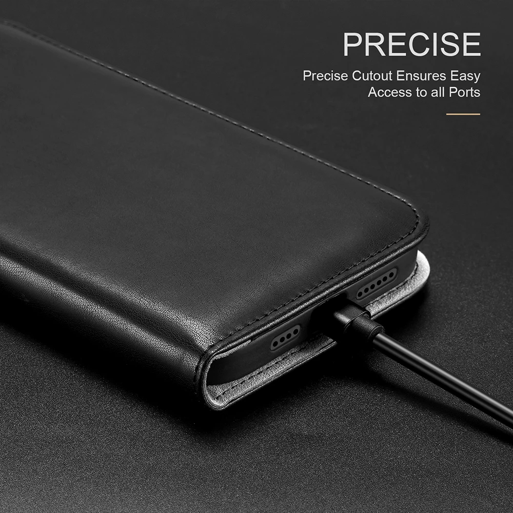 

U Magnetic Lock Leather Cover for Apple Iphone 12 Pro Max Card Wallet Holder Cases for Iphone 12 Mini Cover