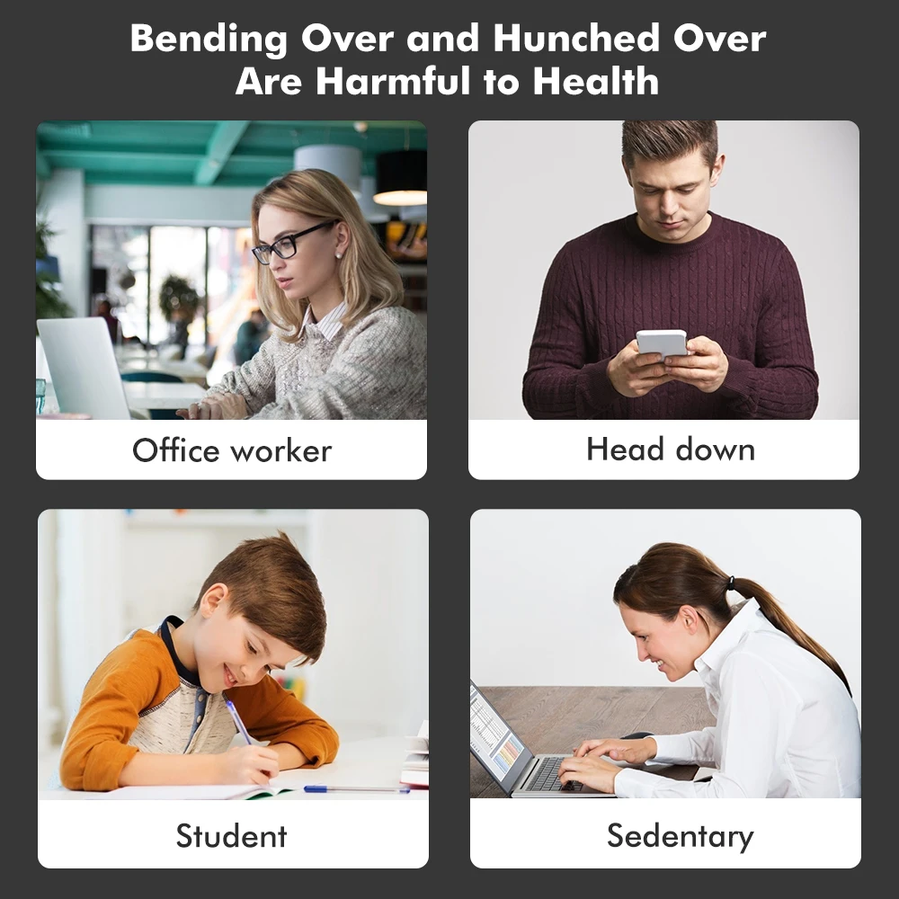 

Smart Sensor Posture Orthosis invisible Correction Belt Reminder Adult & Child Sitting Posture Hunchback Back Posture Corrector