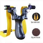 Рогатка Лазерная полимерная с плоской резиновой лентой, набор для охоты и стрельбы