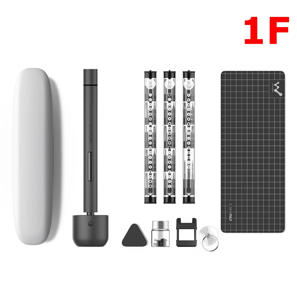 Wowstick 1p 1F pro Precision Мини Беспроводная электрическая отвертка с 2 батареями для батареи мобильного телефона камеры Инструменты для ремонта - Цвет: Wowstick 1F