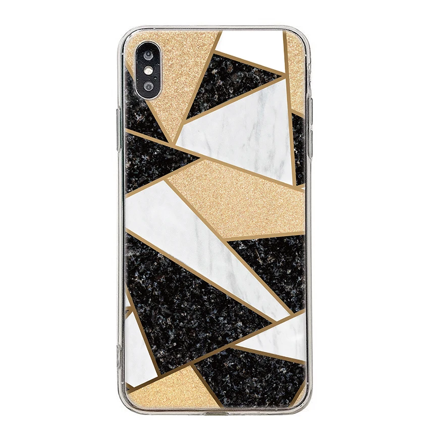 Мягкий чехол из ТПУ для Oneplus 9 9R Pro 8T Nord 5G N10 N100 с мраморным геометрическим рисунком