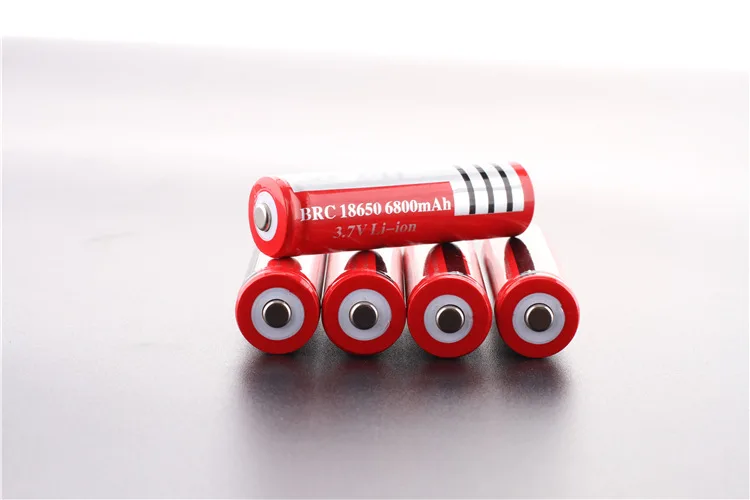 1-10 шт 18650 батарея 6800mAh 3,7 V литий-ионная аккумуляторная батарея для фонарика фонарь светодиодный аккумулятор 18650 recargable pilas Cells
