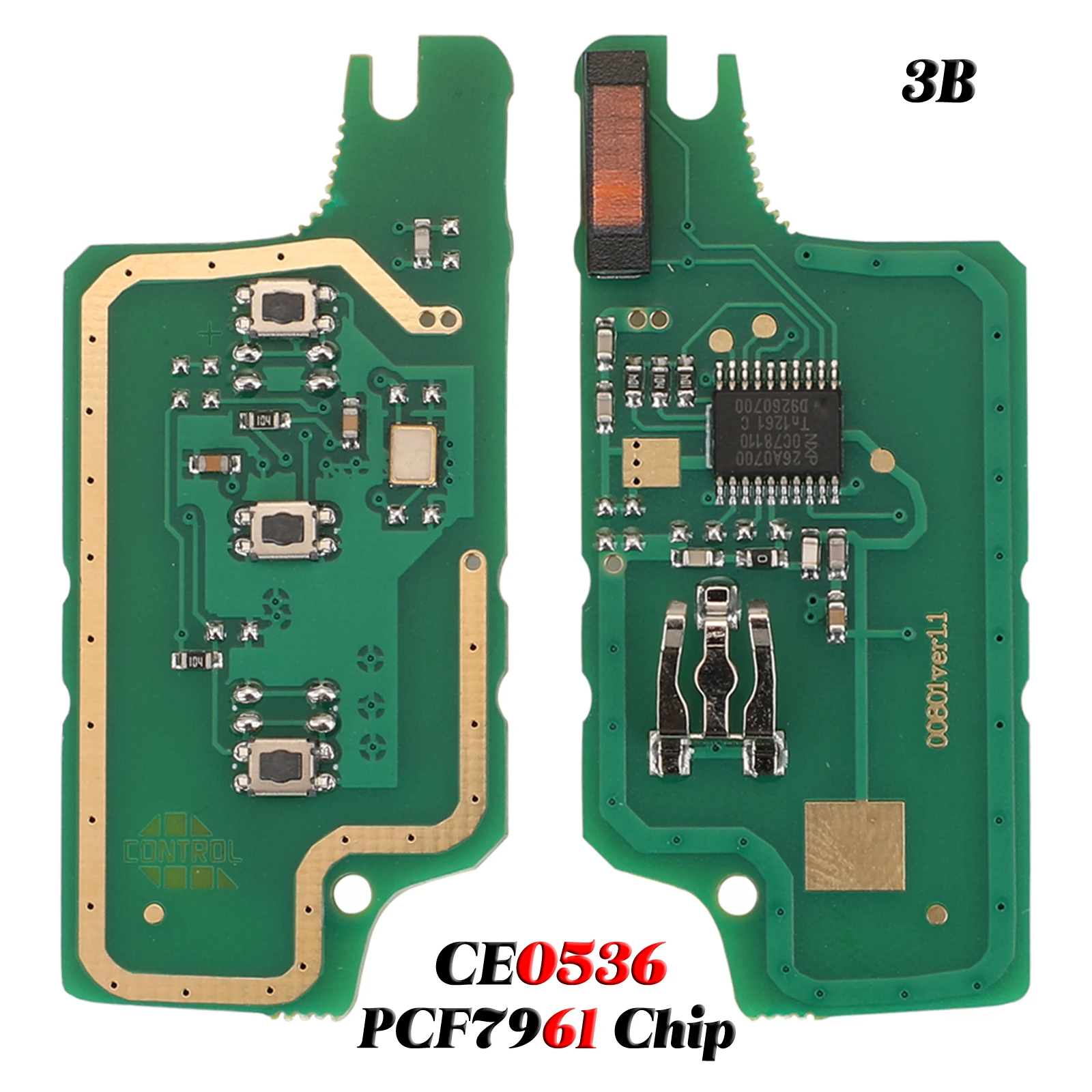 Jingyuqin 2/3 кнопки для peugeot 407 307 308 607 Citroen C2 C3 C4 C5 Fob дистанционный ключ печатная плата