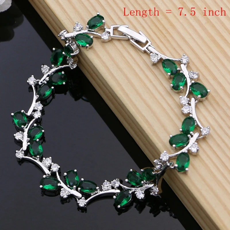 Женский Свадебный комплект из колье и серёг серебро 925 пробы | Украшения