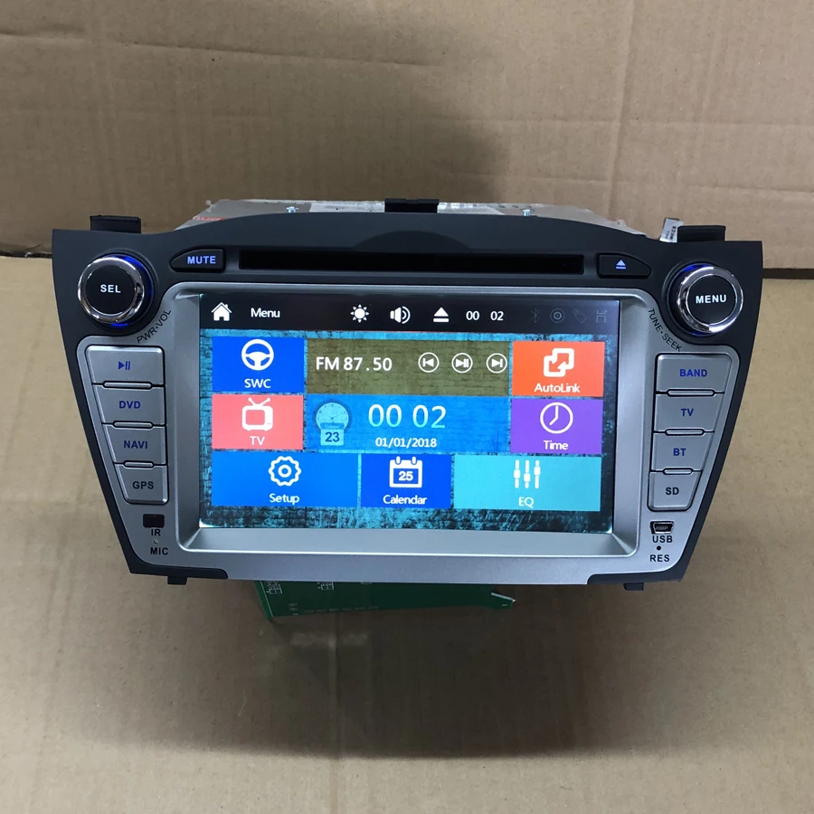 byncg 2DIN 7“ Car DVD GPS Navigation Multimedia Playey For Hyundai IX35 TUCSON 2009-2015 WITH Radio Player SD USB BT | Автомобили и