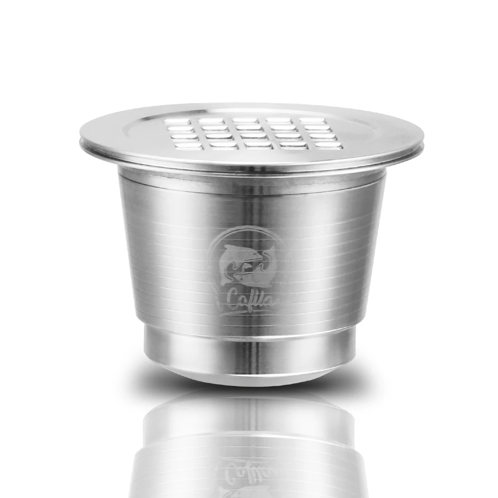Icafilas многоразовый фильтр для кофе из нержавеющей стали для Nespresso, кофейная капсула многоразового использования, кофейная чашка с фильтром