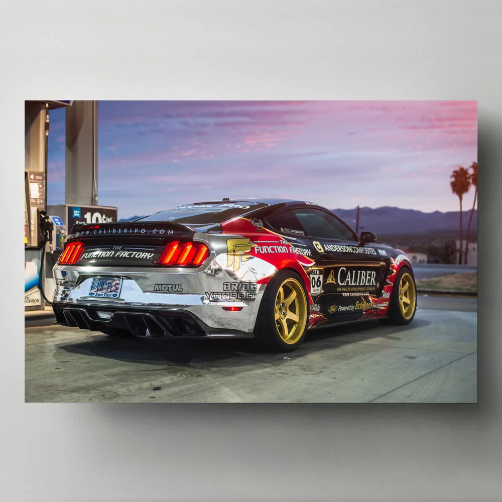 Картины на холсте гоночный автомобиль Mustang Настройка классический Современная