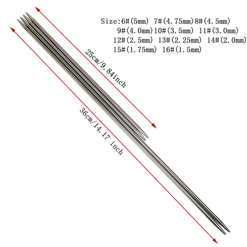 99 шт. Набор круглых спиц для вязания 25/36 см|Швейные иглы| |
