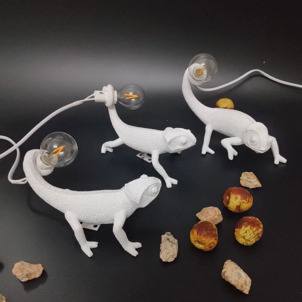 Настольные лампы с итальянской каучуковой Ящерицей бра в виде современных