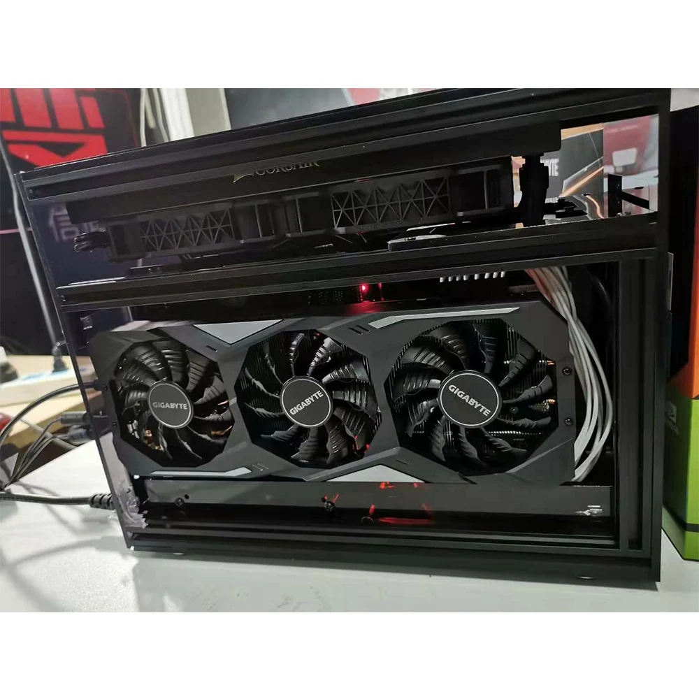 L50 ITX материнская плата Mini DIY настольный чехол акриловый прозрачный для игрового