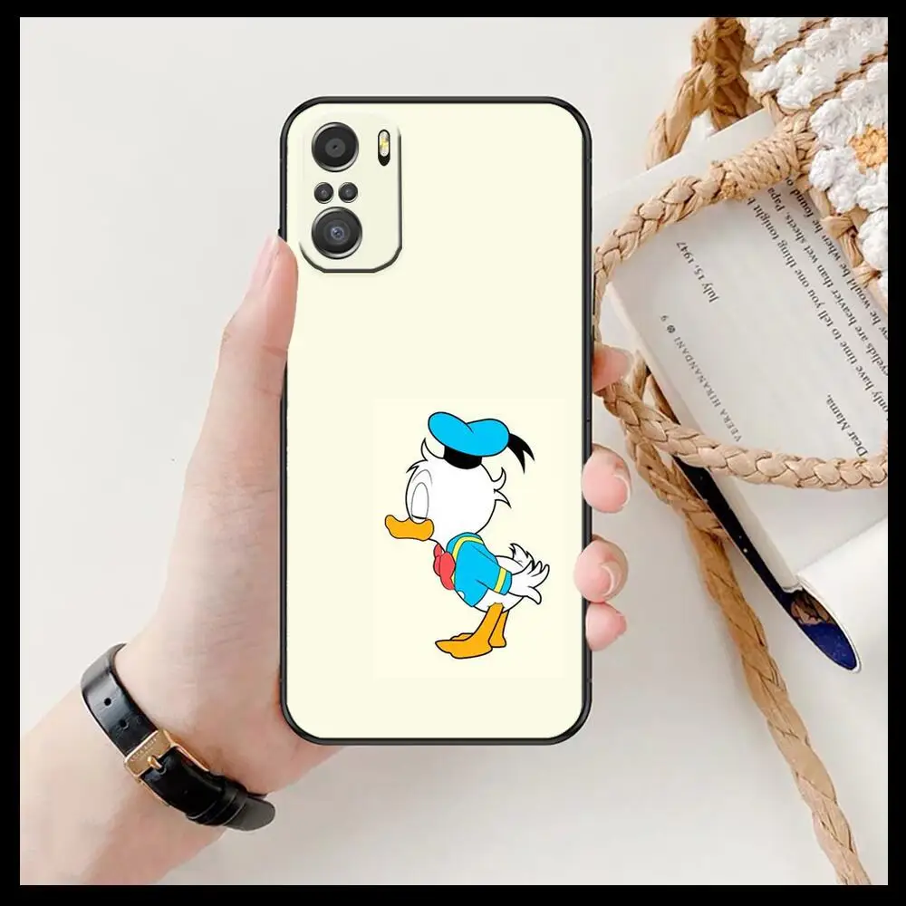 Disney duck phone For Xiaomi Redmi Note 10S 10 9T 9S 9 8T 8 7S 7 6 5A 5 Pro Max Soft Black Phone Case |