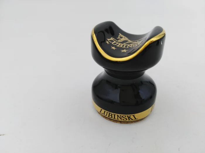 Новинка, 1 шт., портативная пепельница COHIBA для сигар, керамический карманный держатель для сигар, подставка для сигарет, подставка для путешествий, Черная