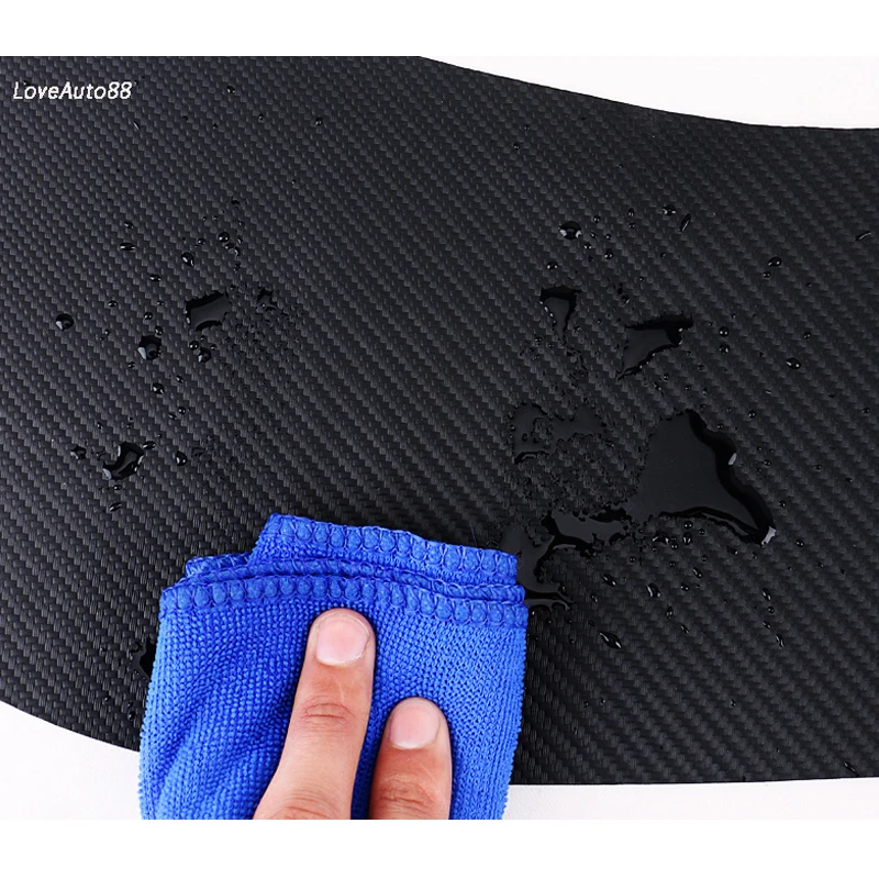 

4Pcs Car Styling Door Leather Protector Pad Anti Kick Anti-dirty Pad Mat Cover Sticker for Skoda Octavia A7 2018 2019 2020 2021