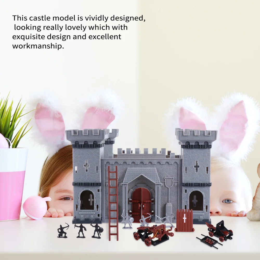 

1 Set Creative Castle Cavalry Soldiers DIY Assembled for Children
