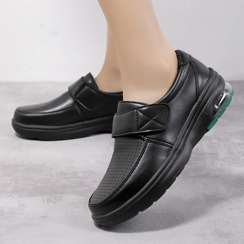 Women Shoes Flats Work Shoes Non-Slip Nurse Shoes Nursing Shoes Bath Breathable Slip on Soft Walking Women's Shoes Nurse Shoes