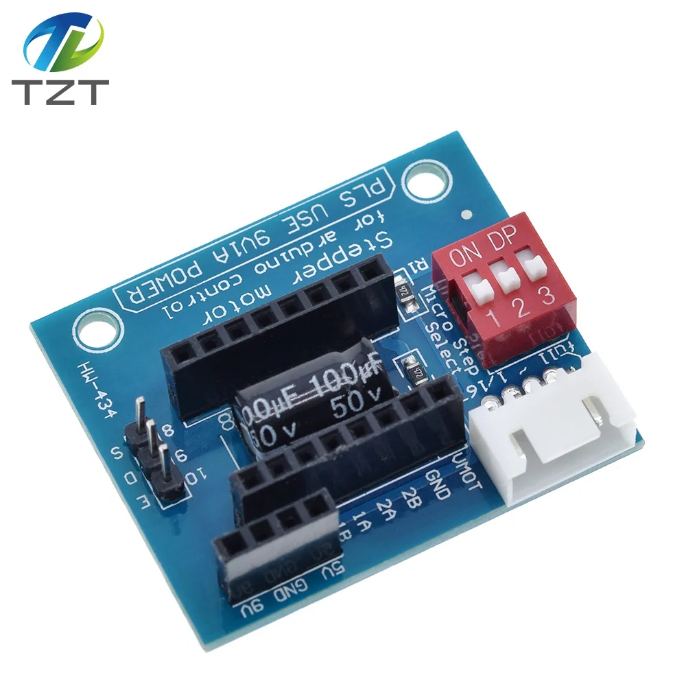 Плата расширения управления шаговым двигателем для 3D принтера TZT A4988