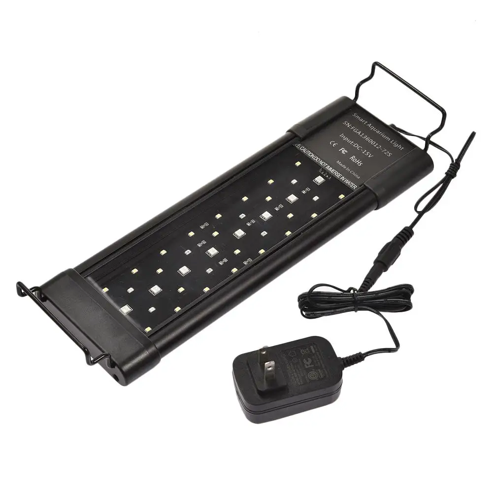 7 цветов AdjustableTimer аквариумный светодиодный светильник ing полный спектр RGB Aqua завод