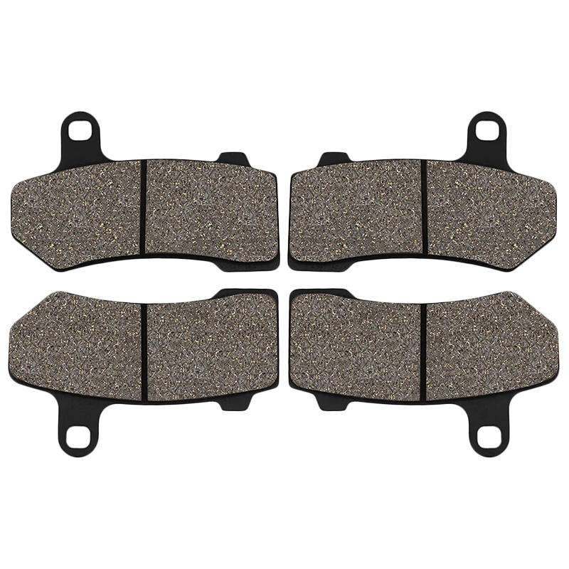2 pairs Передние Задние тормозные колодки для Harley V-Rod VRSCF VRSCX VRSCAW Street Night Rod VRSCR VRSCDX Road King FLHR Electra Street Glide FLHT - Цвет: 2 pairs