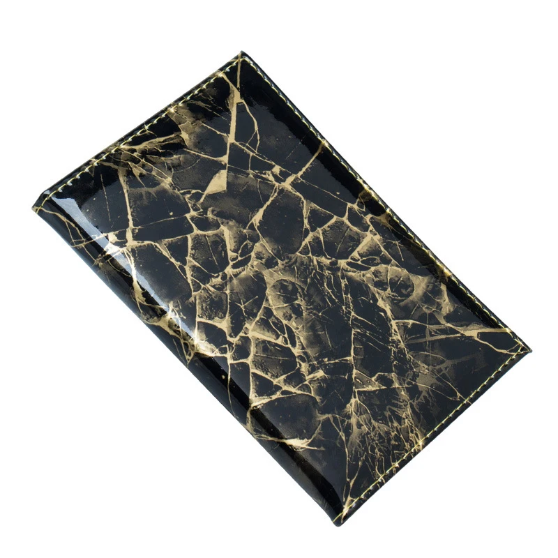 Zoukane гранитный камень зерна трещины Обложка для паспорта чехол билета телефона