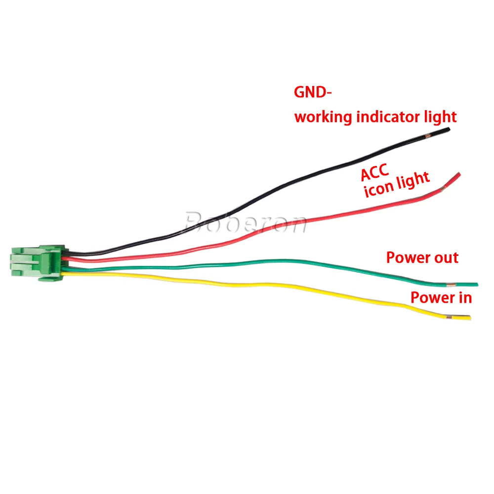 Автомобильный нагревательный переключатель для зеркала заднего вида синего