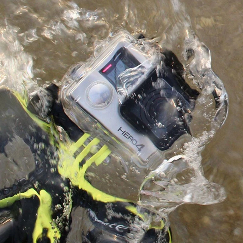 Hero 4 3+ Underwater Waterproof Housings Protection Box Case+Red Filter Dive Lens Cover Kits For GoPro 3+Hero Accessories | Электроника