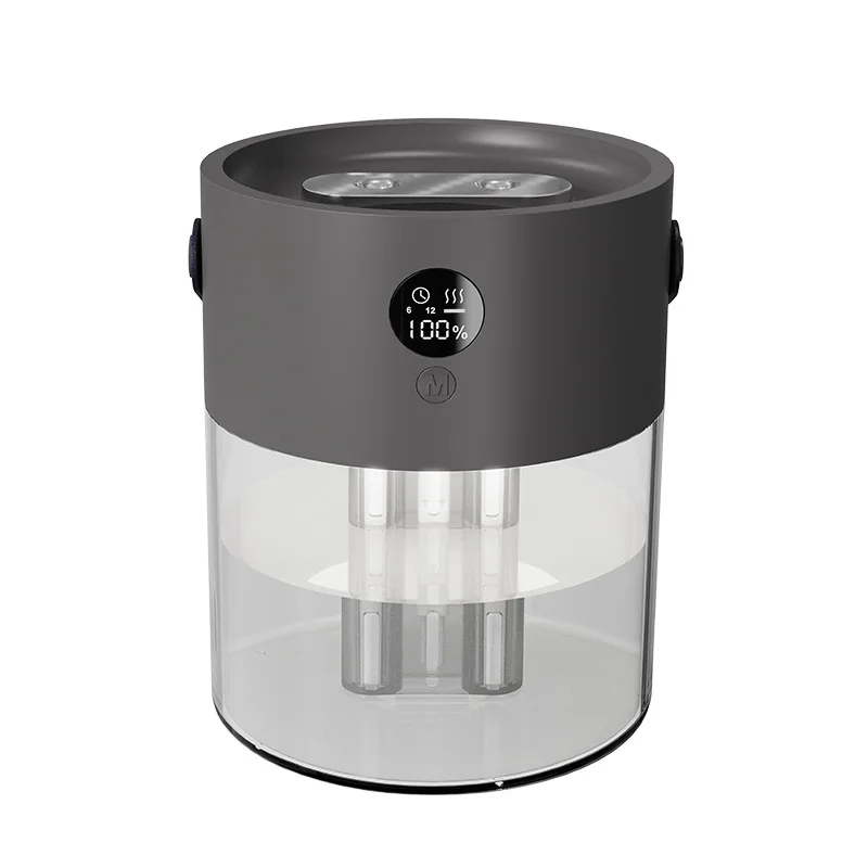 

Intelligent Humidifier Double Spray Large Capacity Built-In 4000mha Lithium Battery Portable Home Digital Display Function