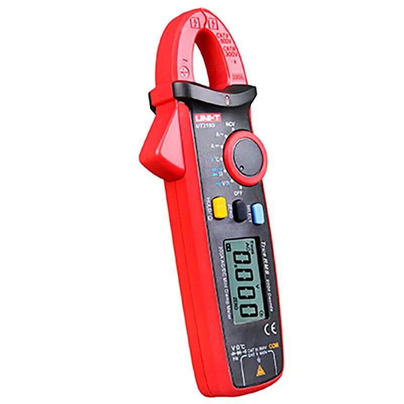 Мини зажим UNI T UT210D Бесконтактный мультиметр с функцией True RMS напряжение