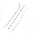 3 шт. Экстра-широкая соломка, многоразовая 304 Соломка для напитков из нержавеющей стали, раньше для смузи, жемчужины Tapioca, молочный пузырь, чай