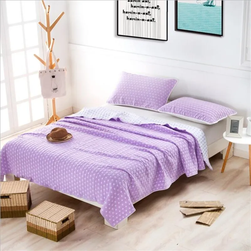 Трехъярусное летнее крутое одеяло Сетчатое полотенце со звездами