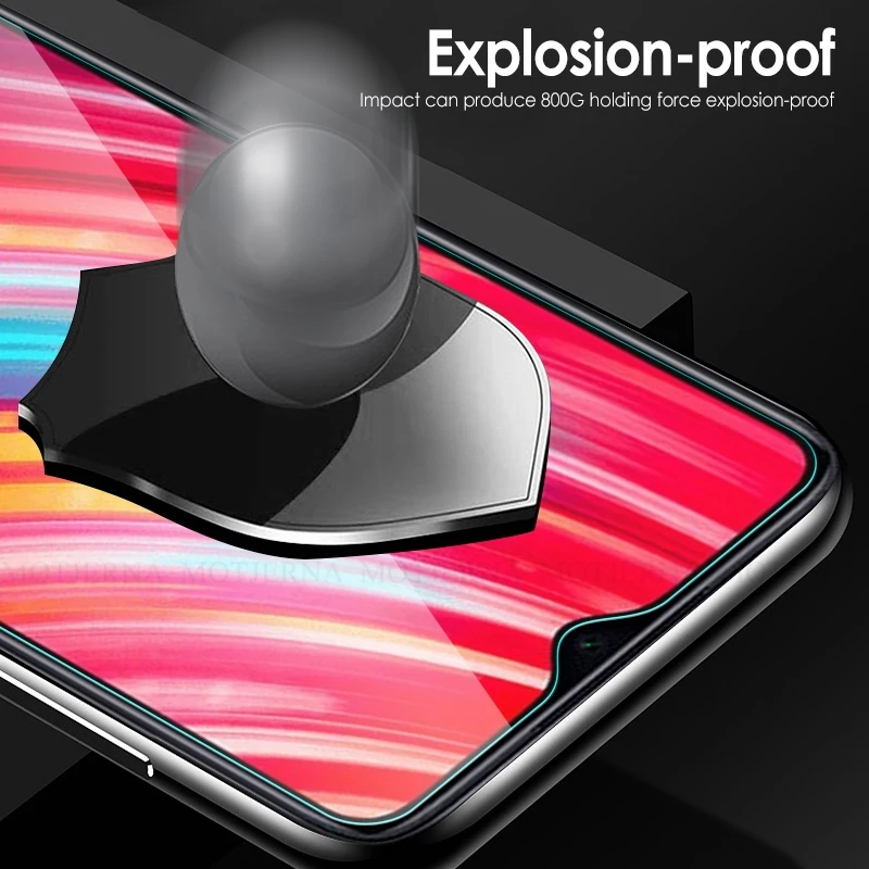 Переднее Защитное стекло для Xiaomi Redmi 8 Note Pro 7 телефон закаленная пленка 6
