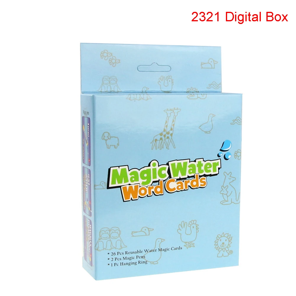 

Chidren’s Early Education Water Painting Card Cognitive Toy Doodle Board Number Graffiti Non Toxic Drawing Pens Games Book