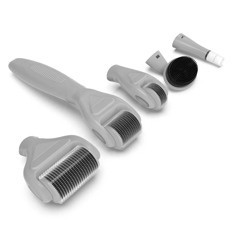 Горячая DRS дермальный валик в комплекте 6 1 Набор Дерма роллер Системы 12/300/720/1200