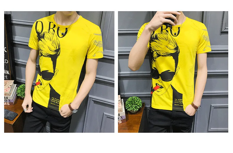 Летняя Новинка, футболка с персональным принтом, Camiseta Hombre, Клубные вечерние футболки, Hombre, Hombre, Manga Corta, корейский топ, короткая футболка