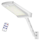 Светодиодный светильник на солнечной батарее, яркий уличный фонарь с поворотным кронштейном и дистанционным управлением, с зубчатым замком, 3 режима, для сада, забора