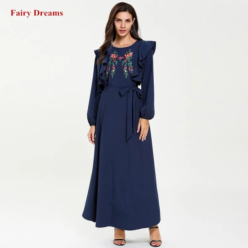 Женское платье Кафтан Abaya турецкое Бангладеш Марокканское арабское