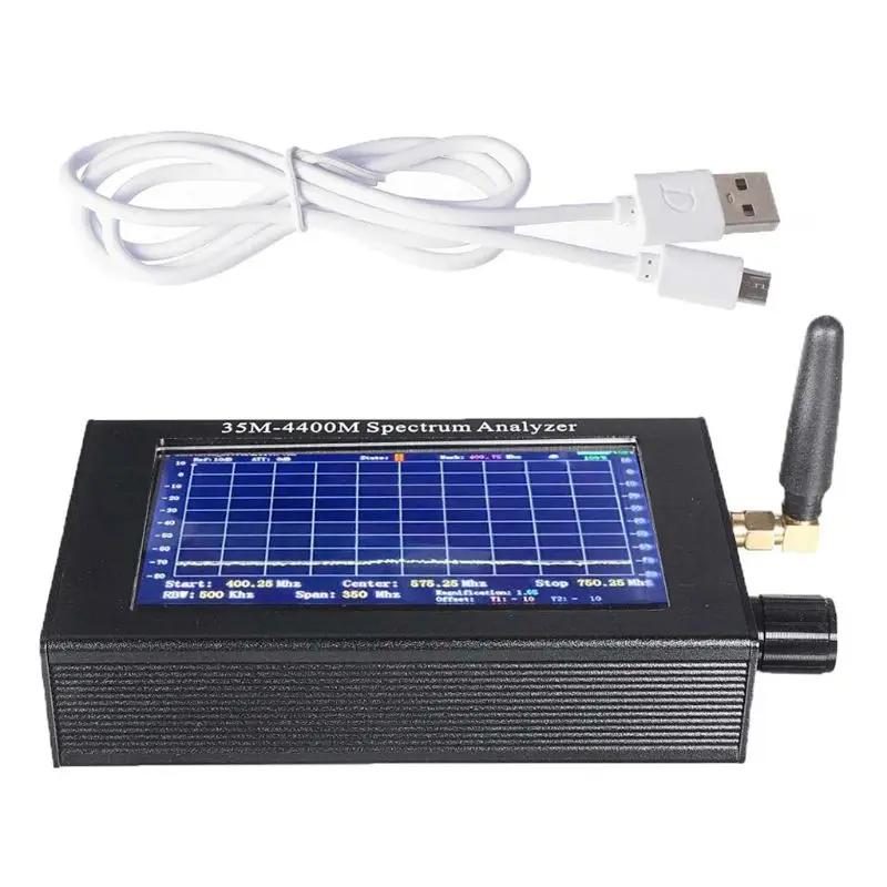 35 м-4400 м портативный простой анализатор спектра измерение межтелефонного