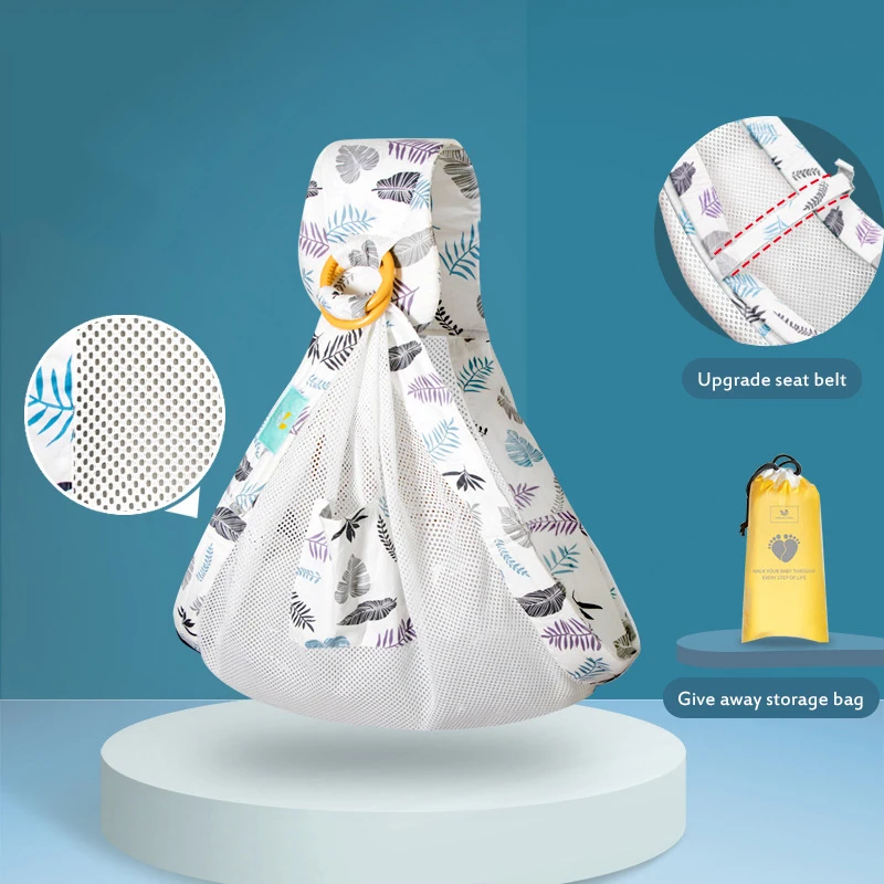Baby Wrap Carrier Breastfeeding Backpacks Newborn Sling Infant Nursing Cover Mesh Fabric Carriers 0-36M | Мать и ребенок