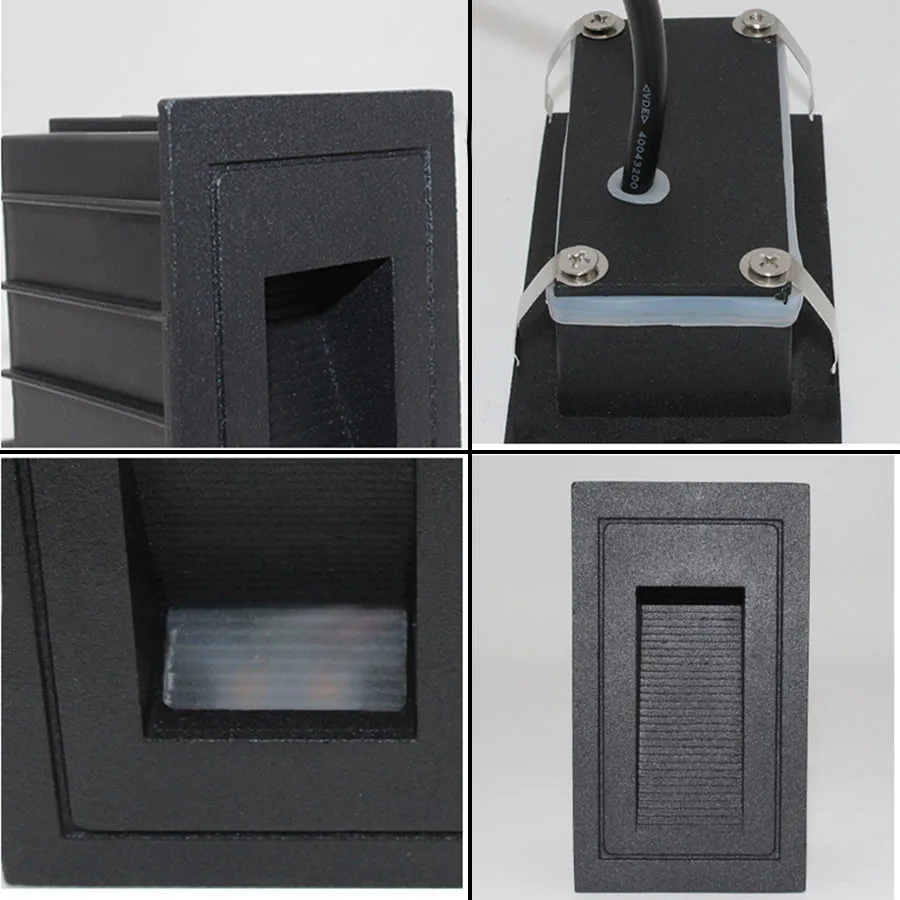 Водонепроницаемые утопленные ступенчатые светильники алюминиесветодиодный