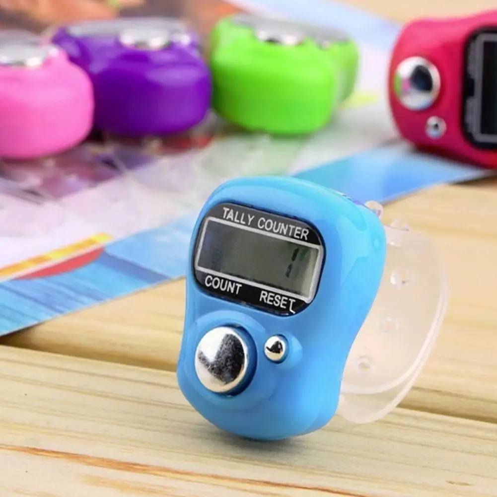 

Mini electronic 6 digits digital counter lcd portable operated tally For kitchen color random hand E7R4 Y5C9