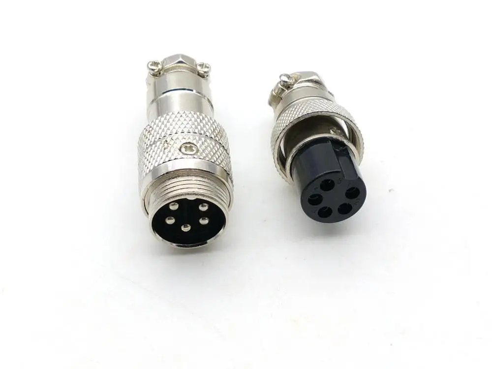 10 комплектов (мужской + Женский) 5pin авиационный Разъем GX16 16 мм панель питания