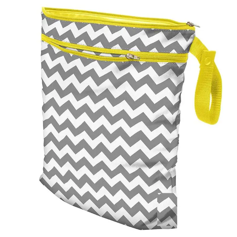 

Infant Diapers Storage Bag Double Zipper Portable Nappy Pouch Swim Travel Bags