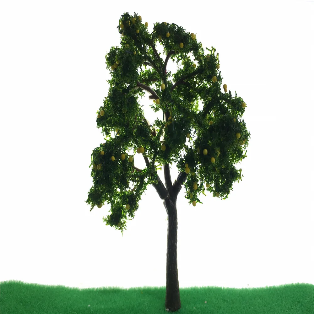 3 шт. миниатюрные пластиковые модели деревьев в масштабе 11 см | Игрушки и хобби