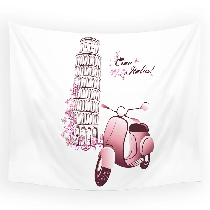 Эйфелева башня Парижа прикроватная Пизы декоративный фон ткань комната ландшафт