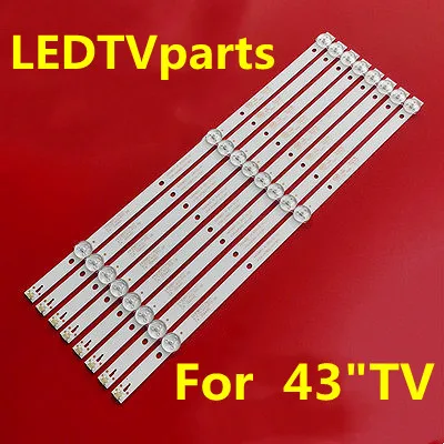 

LED backlight strip for 43DL4012N L43E6800 43HFF5952 43L1600C 43BDL4012N K430WDC1 A1 A3 4708-K43WDC-A1113N11 A3113N11