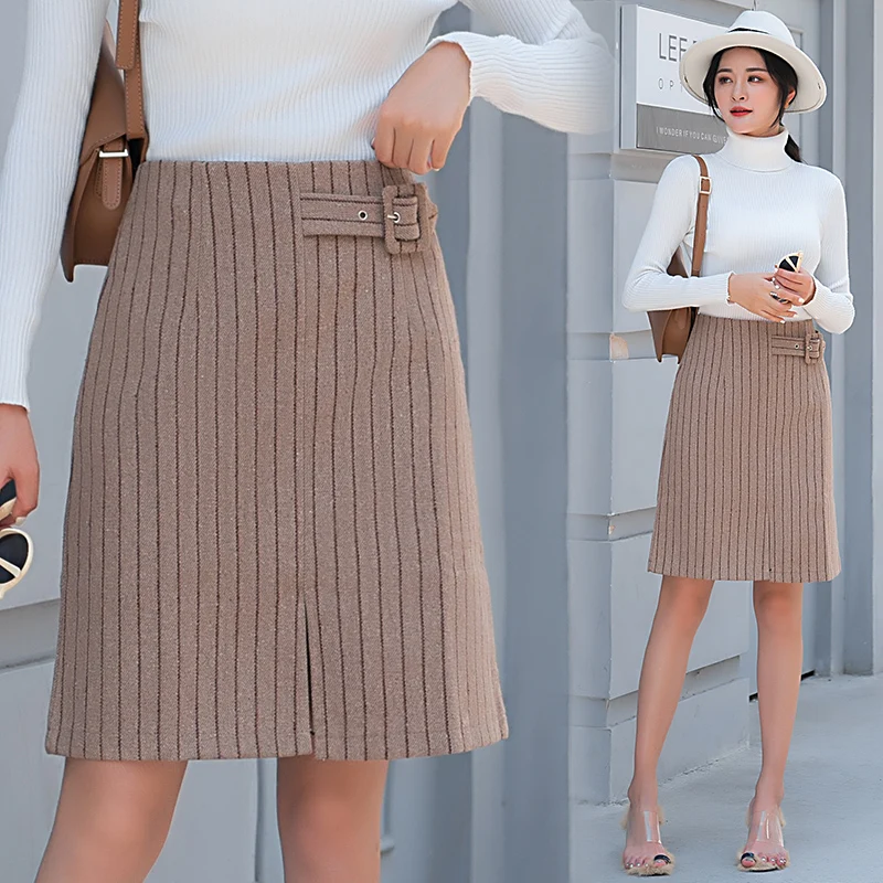 Женская повседневная сексуальная юбка F8935 Новинка осени-зимы 2019 | одежда