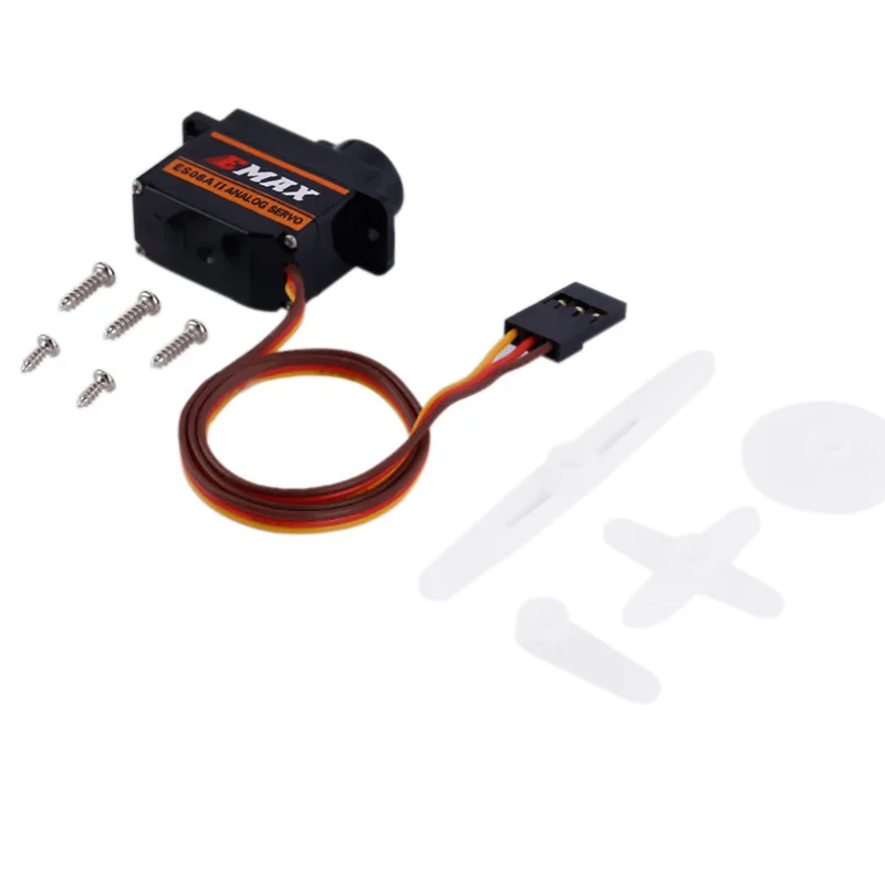 EMAX ES08A II Mini Plastic Gear Аналоговый сервопривод 1 8 кг/сек для моделей RC | Игрушки и хобби
