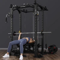 comprehensive training device frame type gantry frame household bird squat free squat bench press fitness equipment combination