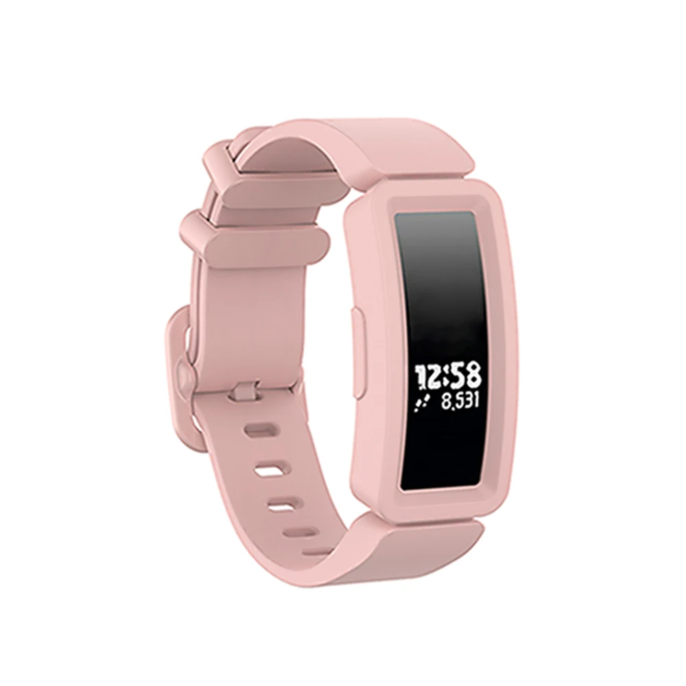 Мягкий браслет TPE ремешок для Fitbit Inspire/Inspire HR/ACE2 умный трекер Замена Smartwatch часы